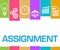 Assignment Colorful Stripes Symbols