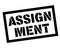 ASSIGNMENT sticker stamp