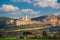 Assisi, Italy town Skyline with the Basilica of Saint Francis of Assisi