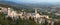 Assisi panorama St. Rufino and St. Chiara