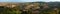 Assisi and umbrian landscape panorama, Italy