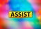 Assist Abstract Colorful Background Bokeh Design Illustration