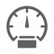Assistance, dashboard, speed icon. Gray vector graphics
