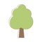 Associations and symbols Sustainability. Symbols of nature tree. Design on a white background for your purposes Icons