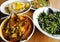 Assorted asian cuisine dishes