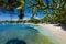 Assorted boats floating off Mushroom beach on Nusa Lembongan,Bali,indonesia