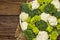 Assorted broccoli, romanesco and cauliflower