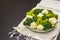 Assorted broccoli, romanesco and cauliflower