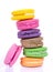 Assorted colorful macaroon