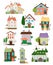 Assorted cute houses collection