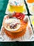 assorted festive bento cakes on the table