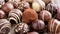 Assorted Gourmet Chocolates Collection Close-Up