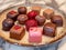 Assorted Gourmet Chocolates on Elegant Plate for Special Occasions and Celebrations, Luxury Handmade Confectionery Treats