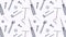 Assorted hand tools pattern on white background.