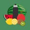 Assorted healthy food icons image