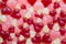 Assorted heart shaped jelly candy