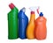 Assorted household cleaning products