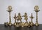 Assorted Indian Pooja articles items set made up of brass