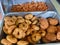 Assorted Indian snacks in Little India Town.