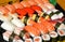 Assorted Japanese sushi