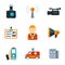 Assorted Journalism Flat Icons