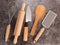 Assorted kitchen utensils