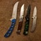 Assorted knives. Sharp, cut, ouch