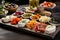 Assorted Meat Sausages, Artisan Cheeses, and Exquisite Antipasti Delights Platter