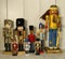 Assorted Nutcrackers, peace, army, soldier, fur hat,