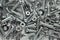 Assorted nuts and bolts background