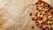 Assorted nuts displayed on a neutral background with generous space for optimal text placement