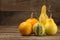 Assorted ornamental gourds