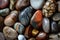 Assorted Polished Gemstones Close-Up