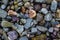Assorted river stones and textures