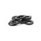 Assorted rubber O rings, isolated