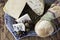 Assorted Rustic breads and cheeses