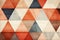 Assorted shapes geometric background in peach fuzz tones for a visually appealing composition