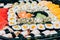 Assorted sushi plate