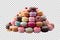 Assorted Sweets on a transparent background