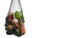 Assorted vegetables in mesh grocery bag