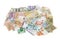 Assorted world banknotes