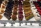 Assortment of Baked goods in a New York city window