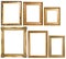 An assortment of classic picture frames