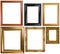 An assortment of classic picture frames