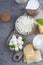 Assortment dairy products