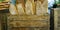 Assortment of french sourdough bread sold in bakery