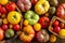 Assortment of Fresh Heirloom Tomatoes