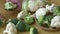 Assortment green vegetables. Broccoli, cauliflower. Healthy eating.