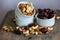 An assortment of healthy nuts in a bowl