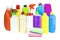 Assortment of household chemical products